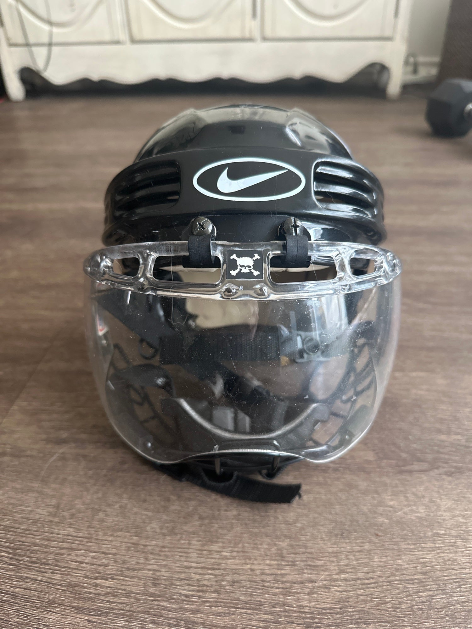 Nike, Games, Copy Nike Hockey Style Catchers Helmet