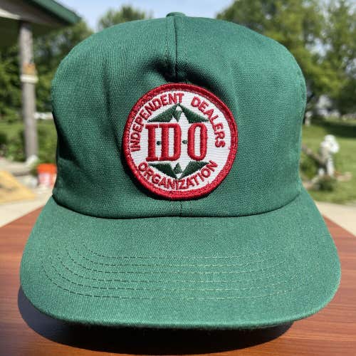 Vintage Independent Dealers Organization IDO Snapback Patch Hat K-Products Cap