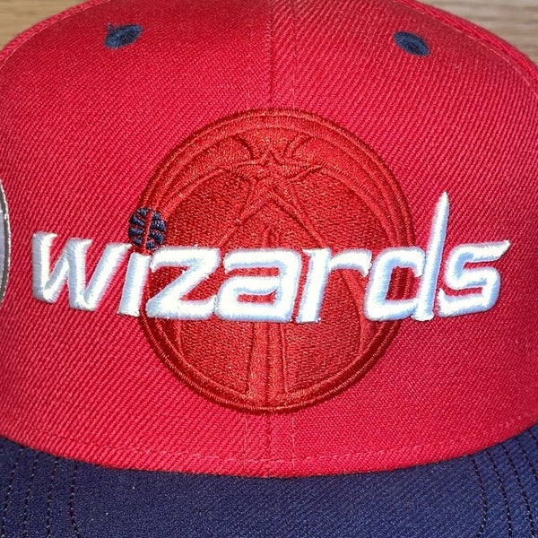 Washington Wizards Hat Cap Fitted 7 5/8 adidas Black NBA