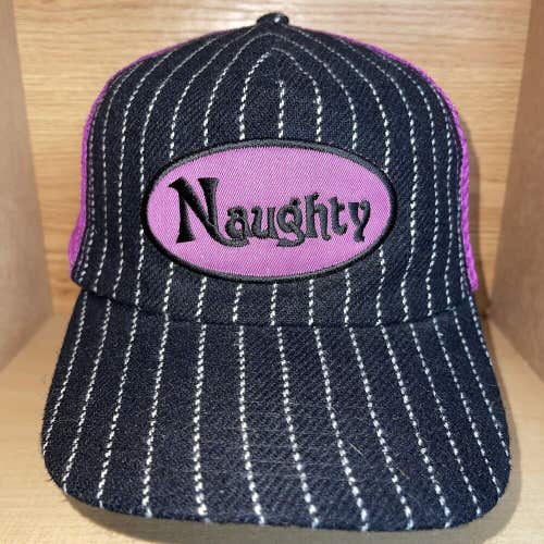 Naughty Snapback Trucker Mesh Patch Women’s Hat Sexy Rare Cap