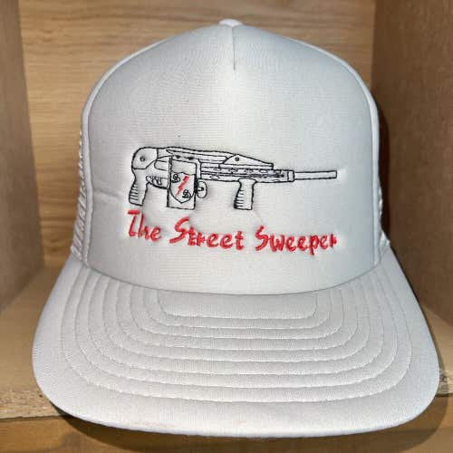 Vintage The Street Sweeper Armsel Striker Bulldog Shotgun Snapback Hat Cap