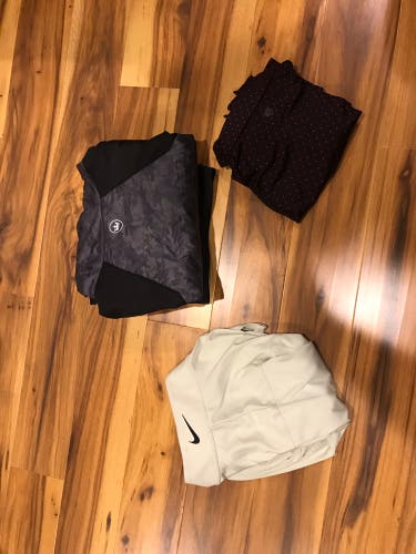 Peter Millar And Greyson And Nike Mens Golf Lot ECU