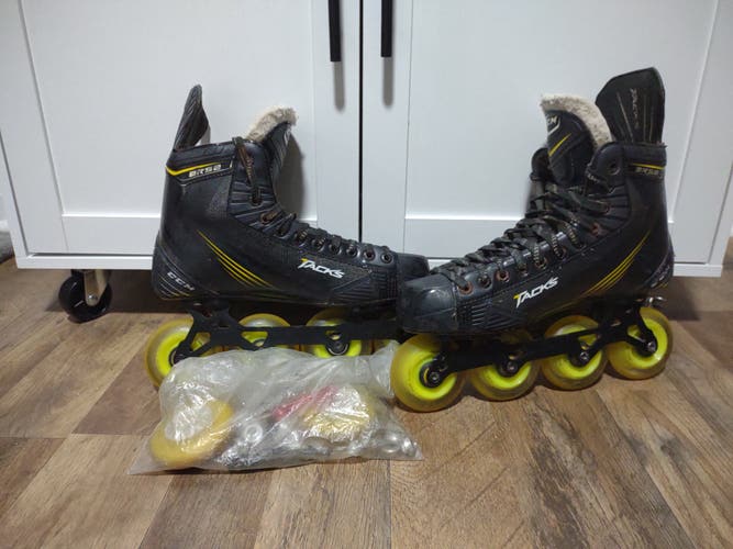 Senior Used CCM Tacks Hockey Skates Regular Width Size 9