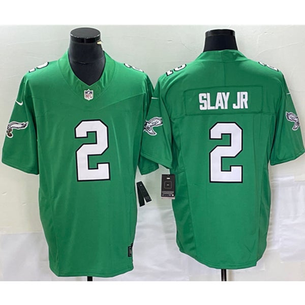 Darius Slay jr Men Jersey Black / Green Eagles