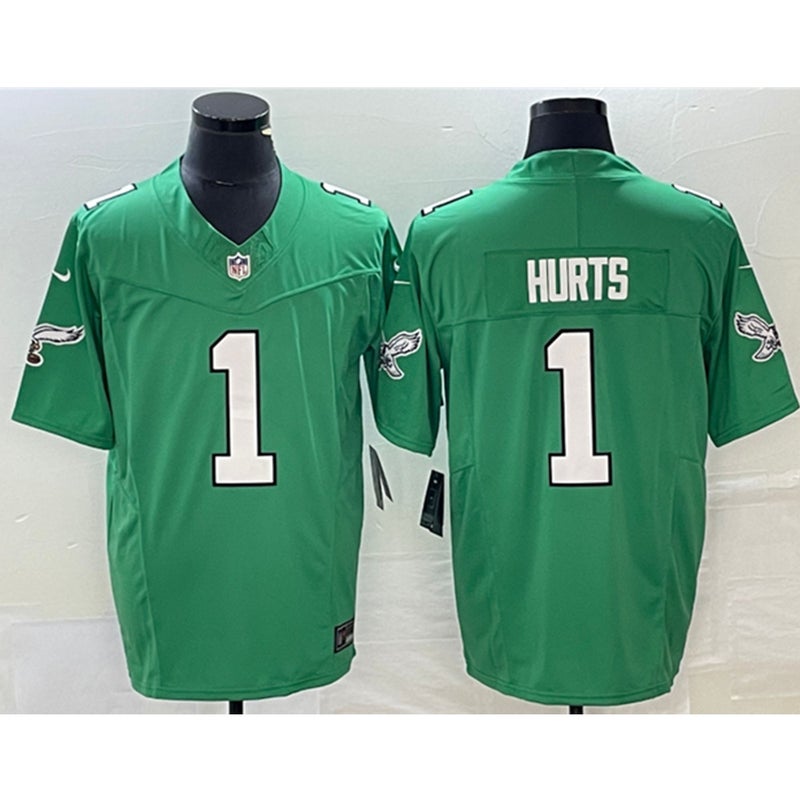 Philadelphia Eagles JALEN HURTS Vintage Throwback Football Jersey