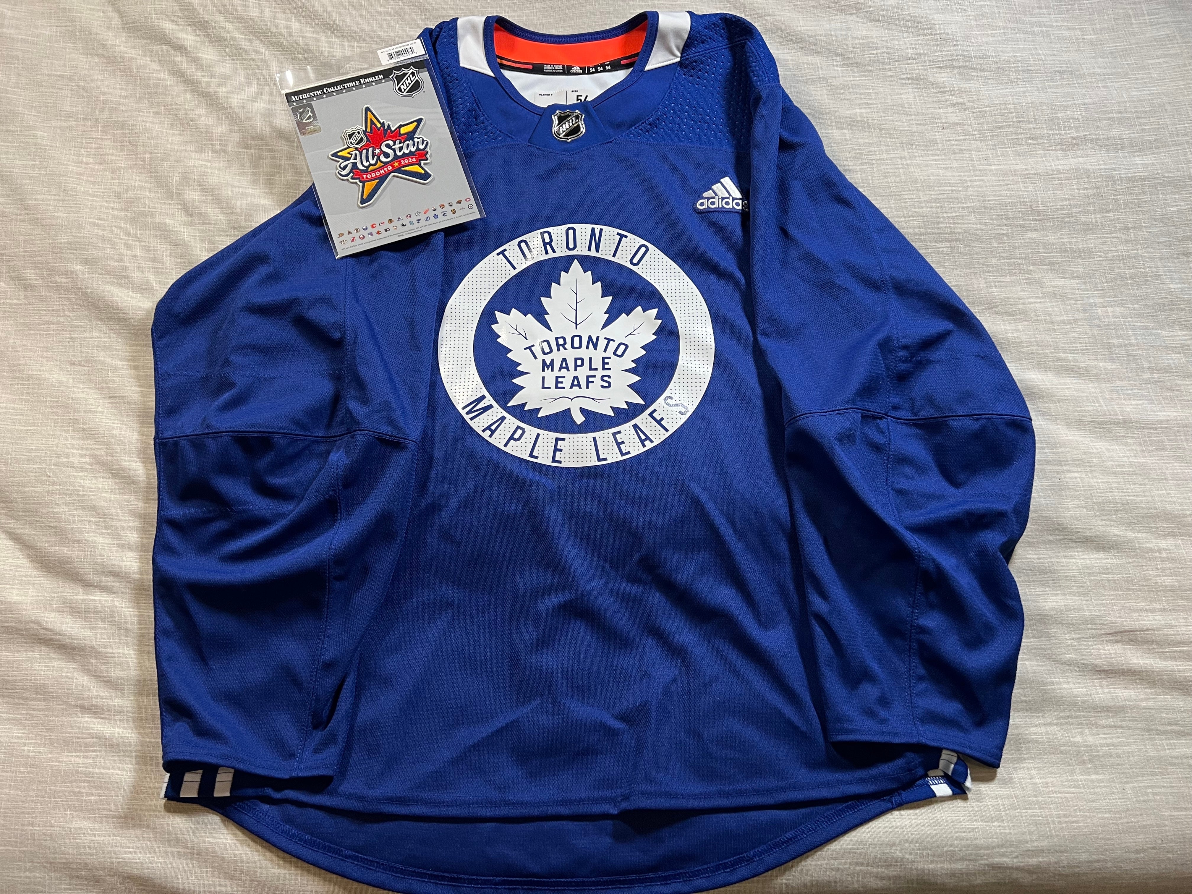 Men's Toronto Maple Leafs adidas Camo - Authentic Practice Jersey