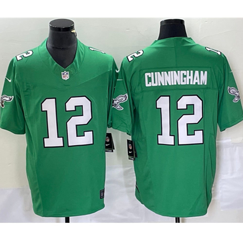 Philadelphia Eagles Randall Cunningham Green Reebok Premier Throwback