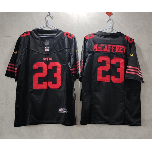 Christian McCaffrey Men's Black Jersey 49ers