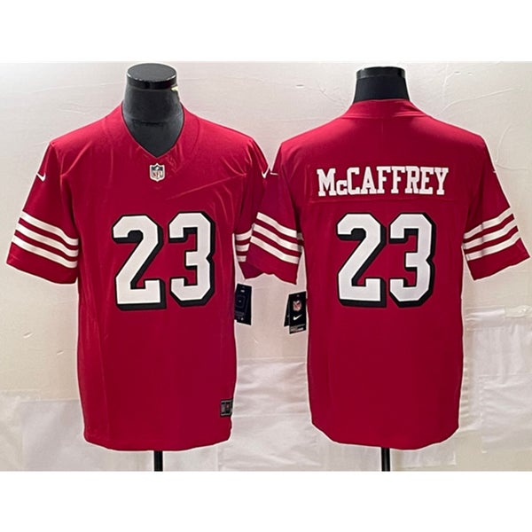 Christian McCaffrey 23 San Francisco 49ers Vapor Black/Red