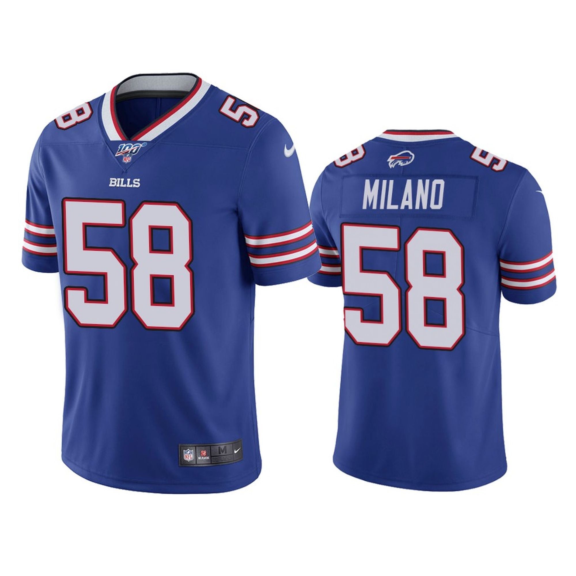 Buffalo Bills Matt Milano #58 Great Player Nfl Vapor Limited Royal Red Two  Tone Jersey Style Gift For Bills Fans Baseball Jersey - Bluefink