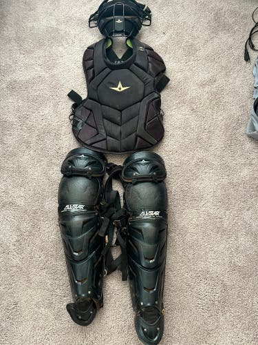 Used All Star System 7 Axis Catcher's Set