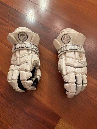 Used Player's Maverik 12" M3 Lacrosse Gloves