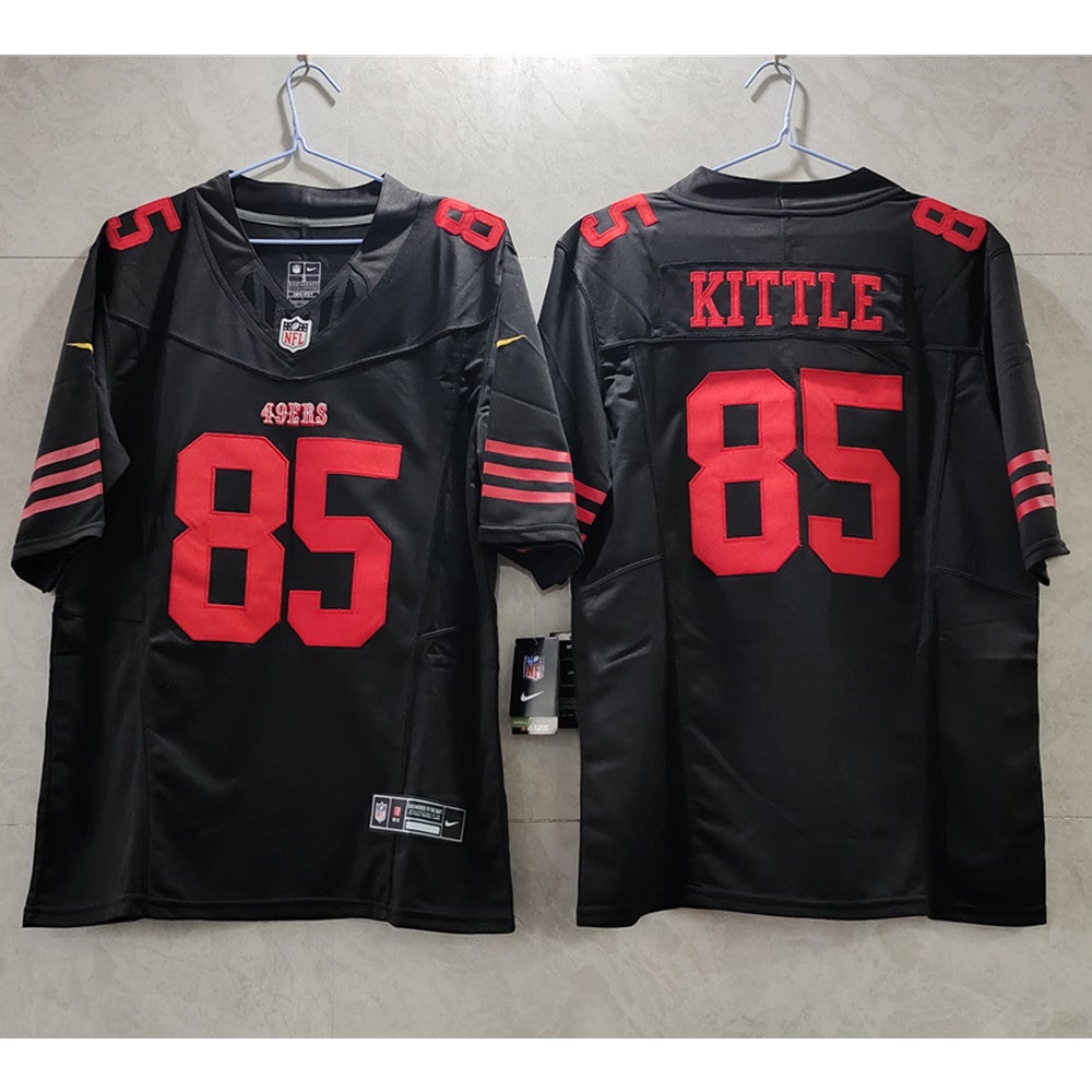 red and black 49ers jersey