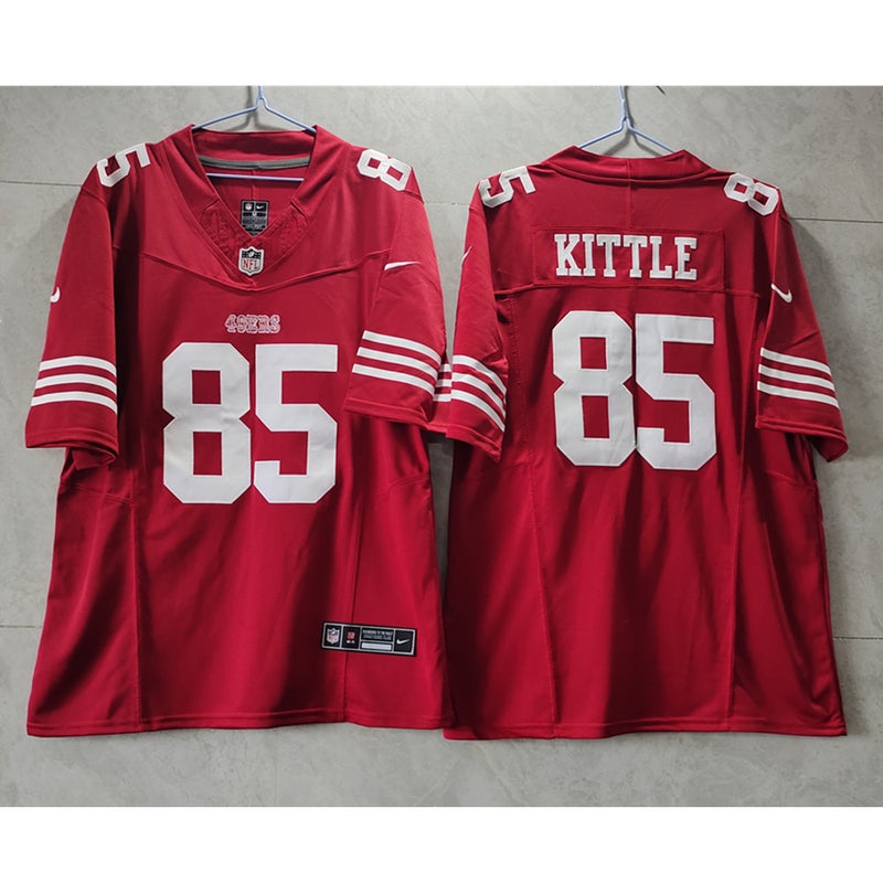 Men's Nike Fred Warner Scarlet San Francisco 49ers Vapor Elite Jersey