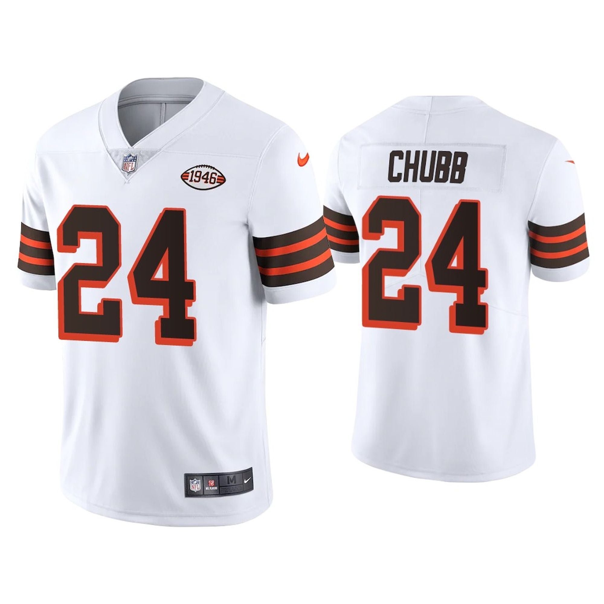 Men's Nike Odell Beckham Jr. White Cleveland Browns 1946