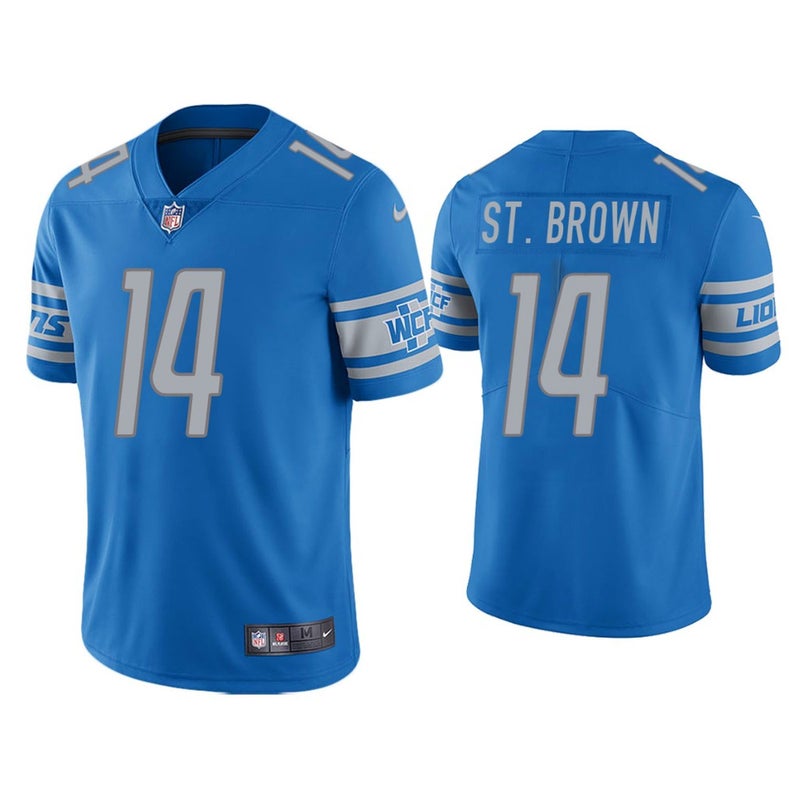 Nike Men's Detroit Lions Jameson Williams Game Jersey - Blue - M Each