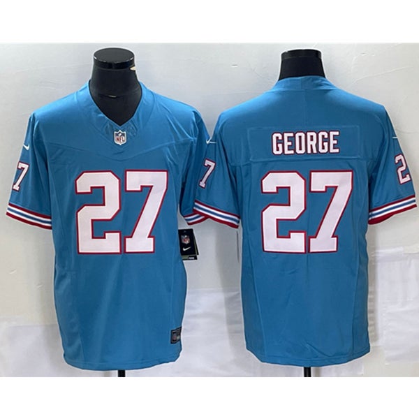 Eddie George Tennessee Titans Mitchell & Ness NFL Navy Throwback Jersey