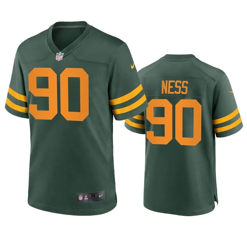 Nike Men's Green Bay Packers Lukas Van Ness Green Game Jersey