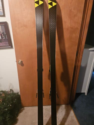 New 2022 Fischer 183 cm Racing RC4 World Cup GS Skis With Bindings Max Din 16