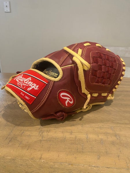 Used Rawlings Pitcher's Right Hand Throw Sandlot Series Baseball Glove 12"