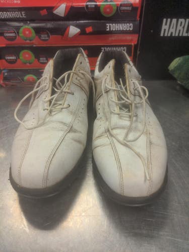 Footjoy Used Size 12 (Women's 13) White Men's Golf Shoes