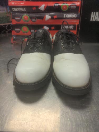 Used Size 7.5 (Women's 8.5) White Men's Golf Shoes