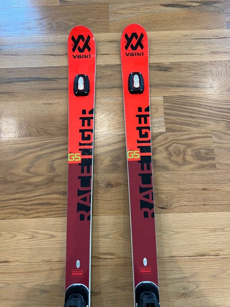 Volkl Racetiger GS Skis 166cm w/ Marker TCX 10 Bindings | SidelineSwap