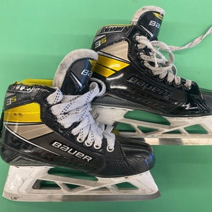Used Senior Bauer Supreme 3S Hockey Goalie Skates (Regular) - Size: 6.0