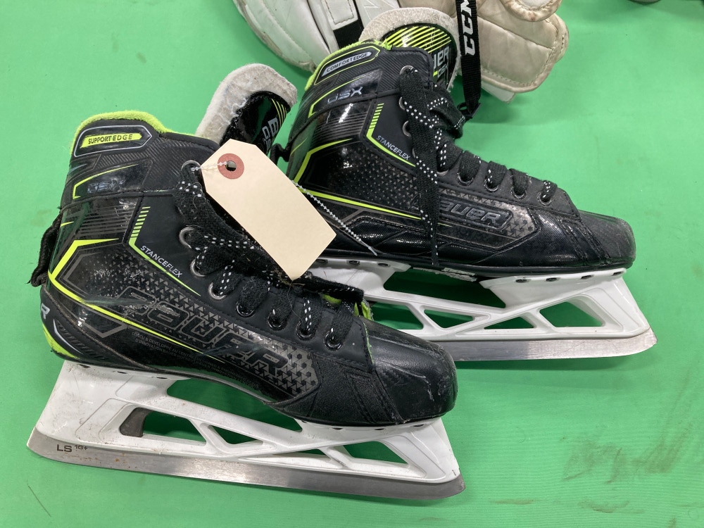 Used Senior Bauer GSX Hockey Goalie Skates D&R (Regular) 7.0