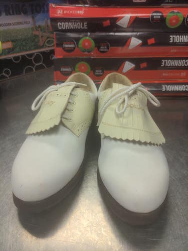 Footjoy Used Size 8.5 (Women's 9.5) White Women's Golf Shoes