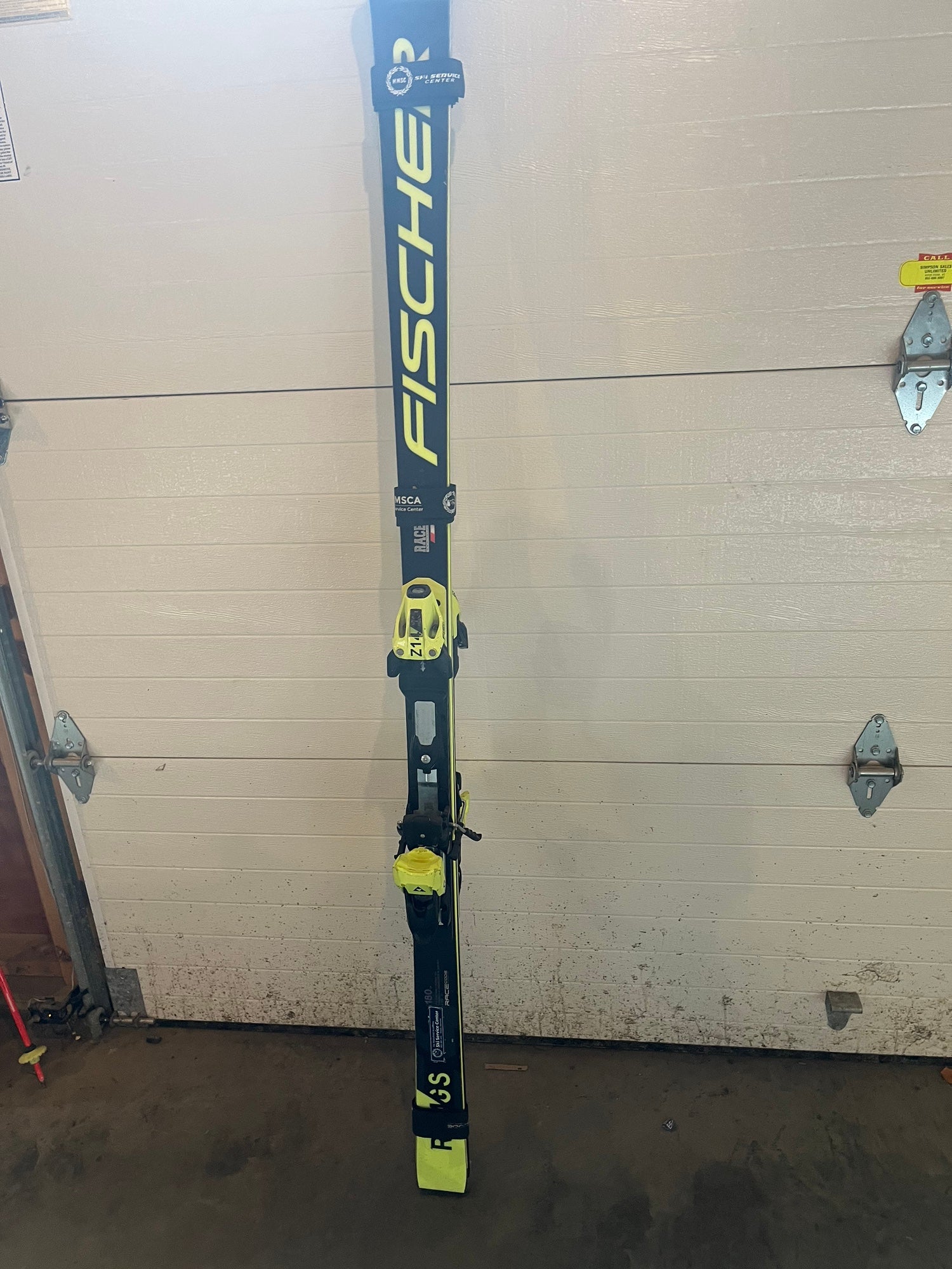 Fischer RC4 World Cup GS skis 180 cm Z14 binding | SidelineSwap