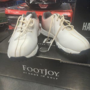 Used Foot Joy 45014 Jr Golf Shoes White Junior 03 11730-S000051842