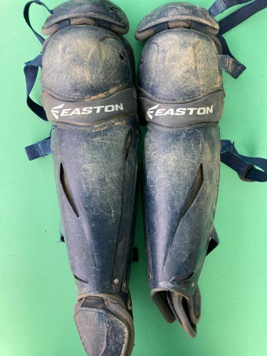 Used Intermediate Easton Prowess Catcher's Leg Guards