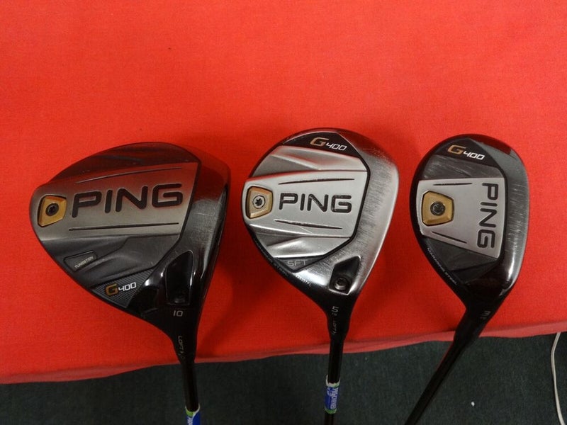 PING G400 SFT 10° Driver SFT 5 Wood 3 Hybrid Set RH Senior Flex Factory  Alta CB