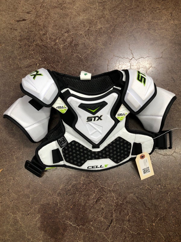 Used Small STX Cell V Shoulder Pads