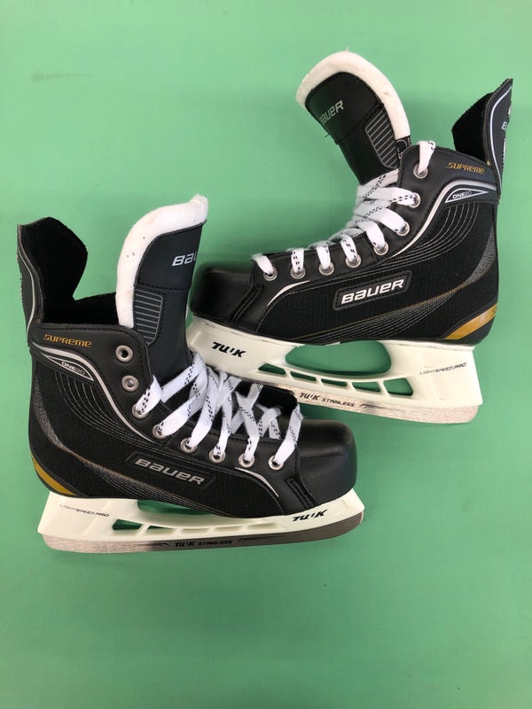 Used Junior Bauer Supreme One20 Hockey Skates (Regular) - Size: 5.0