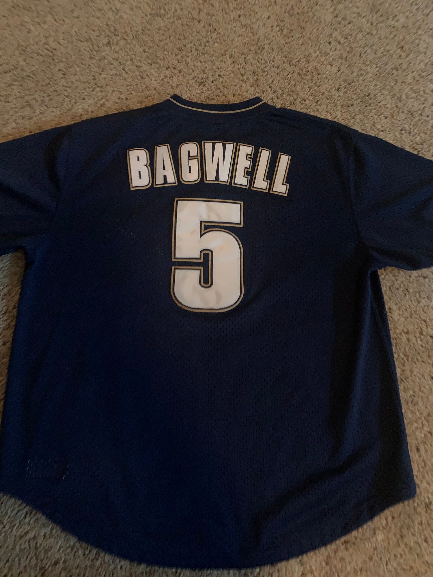 Jeff Bagwell Houston Astros Mitchell & Ness Cooperstown Collection