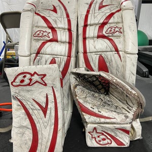 Used 36" Regular Pro Stock Zero G Goalie Full Set