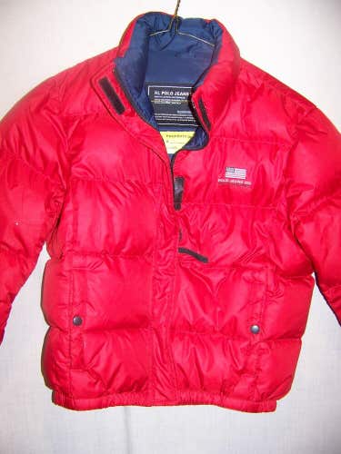 RL Polo Jeans Down Insulated Puffer Jacket, Girl's Medium