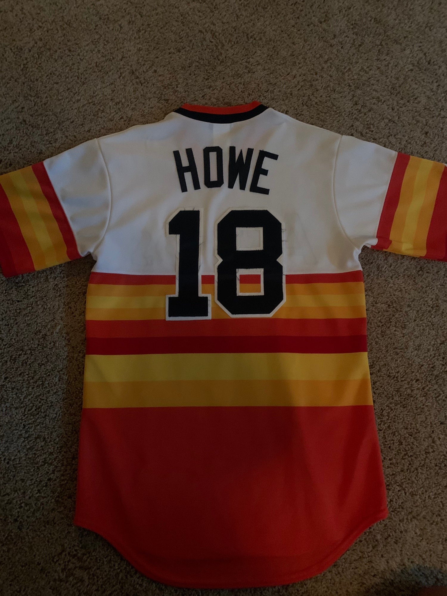 Art Howe Jersey - Houston Astros 1980 Home MLB Baseball Throwback