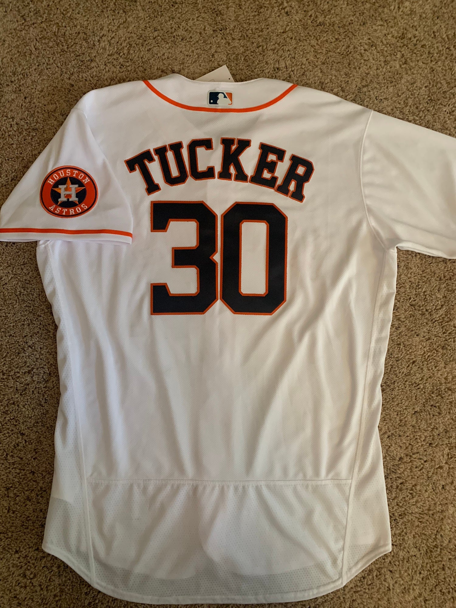Nike Youth Houston Astros Gold Kyle Tucker Replica Jersey