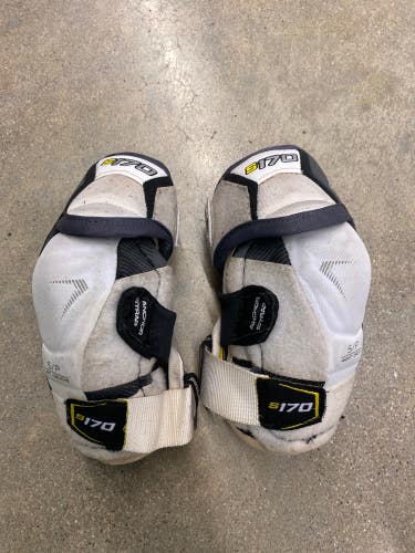 Used Junior Bauer Supreme S170 Hockey Elbow Pads (Size: Small)