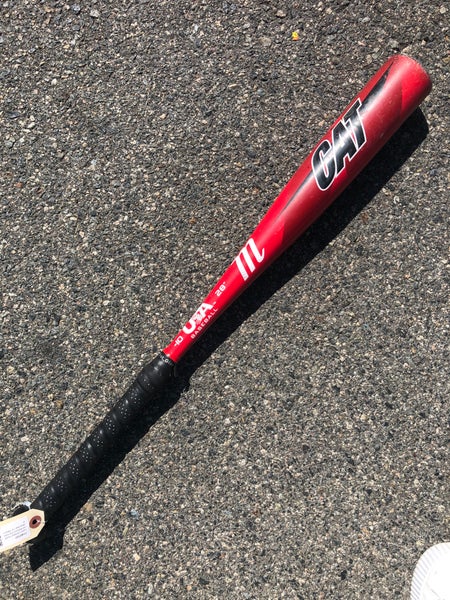 Used USABat Certified Marucci Cat USA Alloy Bat -10 18OZ 28"