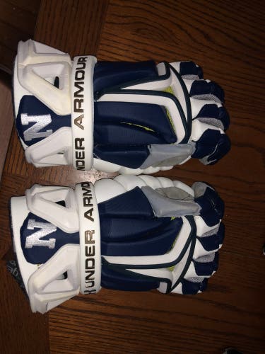 Team Navy Lacrosse Gloves