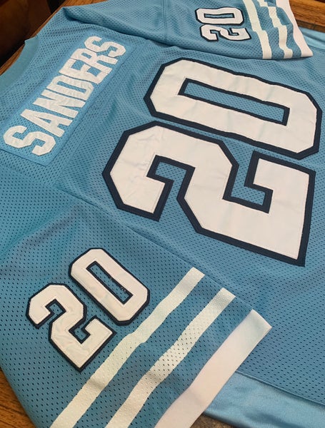 Mitchell and ness barry sanders throwback sale jersey