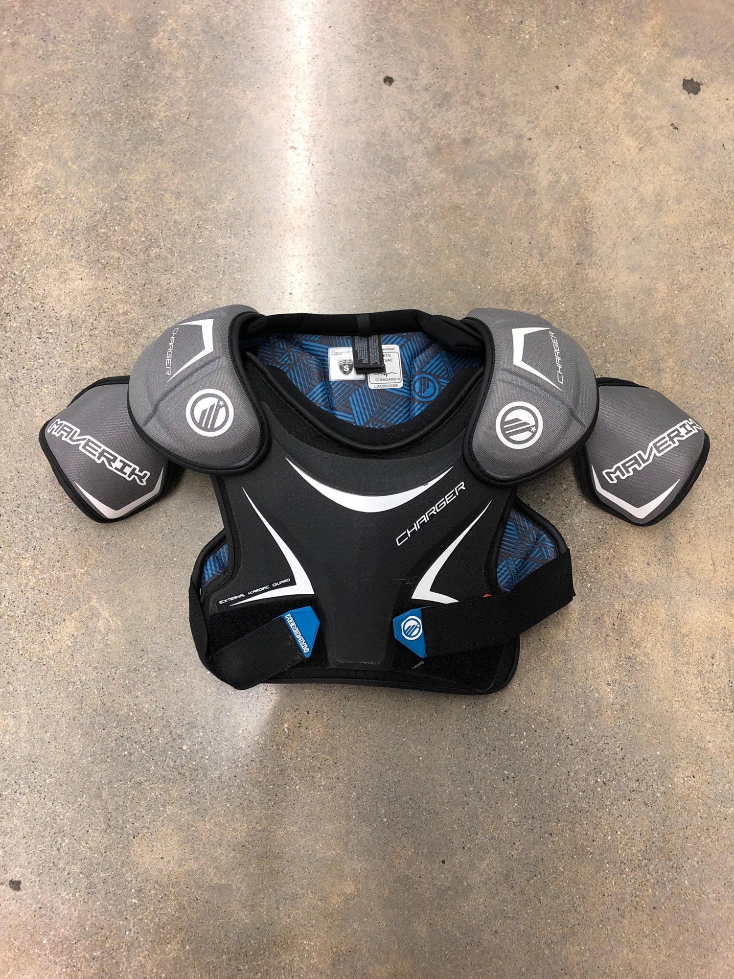 Maverik Charger EKG Lacrosse Shoulder Pads Small