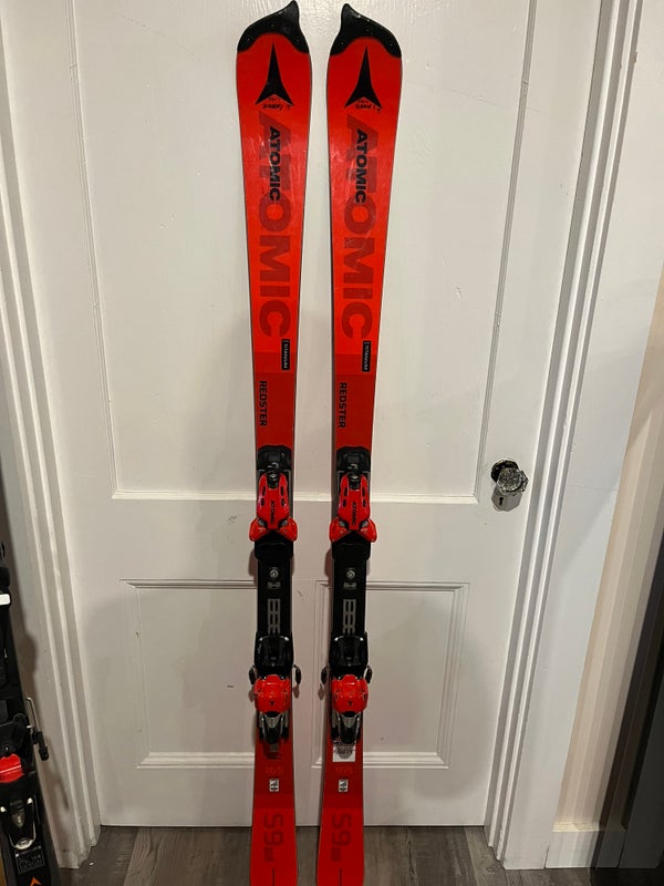 Men's 2021 Atomic Racing Redster 165 FIS SL Skis With Bindings