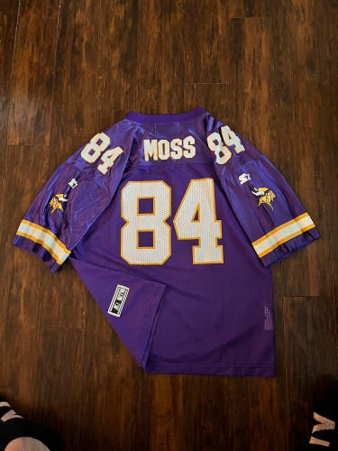 Randy Moss Vikings Purple XL Starter Football Jersey