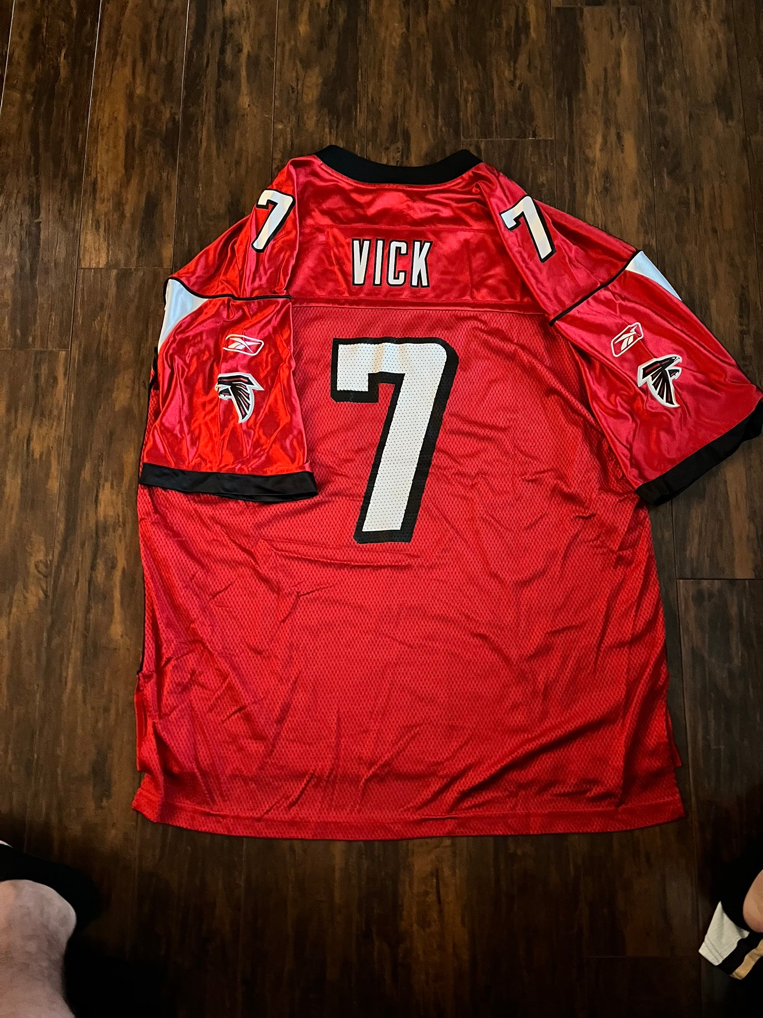 Michael Vick Reebok Embroidered Atlanta Falcons Jersey (Size 52