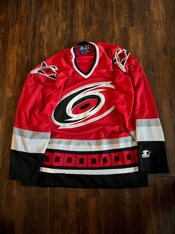 Carolina Hurricanes Blank Game Issued White Jersey 58 DP24943